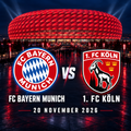 FC Bayern Munich vs FC Köln — Longside Block 305–306 — 20 November 2026
