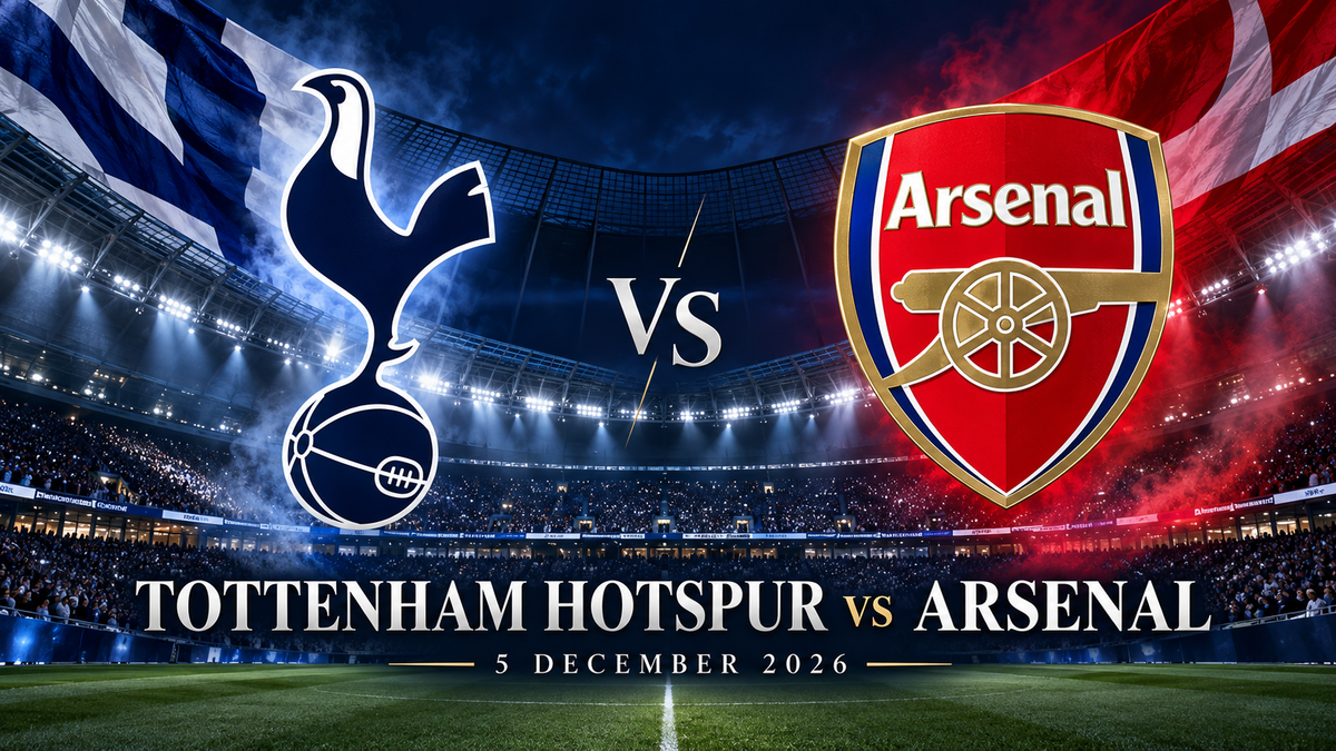 Tottenham Hotspur vs Arsenal - 5 December 2026